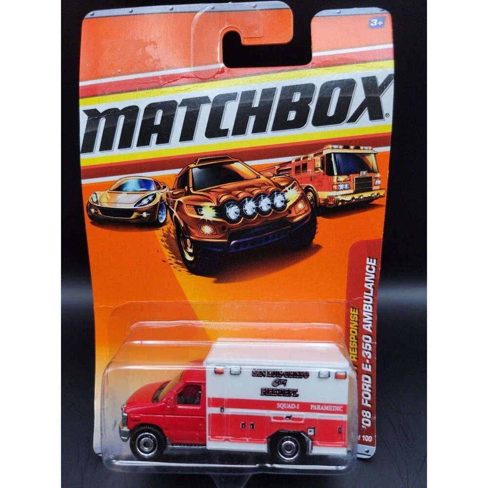 2009 Matchbox Ford F-350 Ambulance San Luis Obispo Fire Department